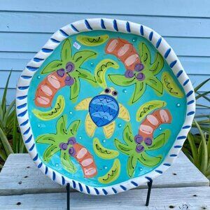 SUSAN PAINTER POTTERY CUSTOM MADE PLATTER NEW RARE